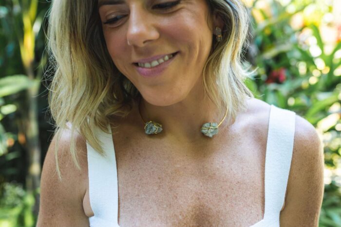 Choker Dou Dubai Água Marinha - Imagem 2