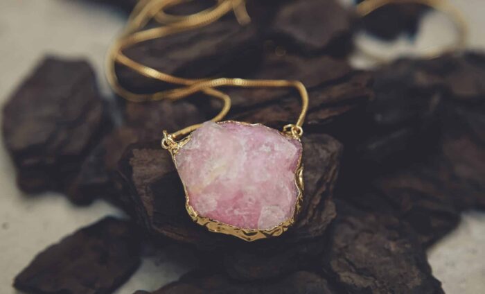 Colar Dou Stone Quartzo Rosa - Imagem 3