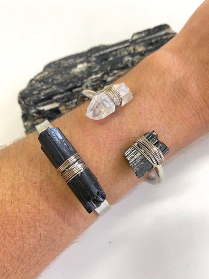 Pulseira PR Aro Turmalina Negra - Imagem 1