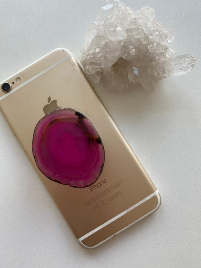 Pop Chapa de Ágata Rosa - Imagem 3