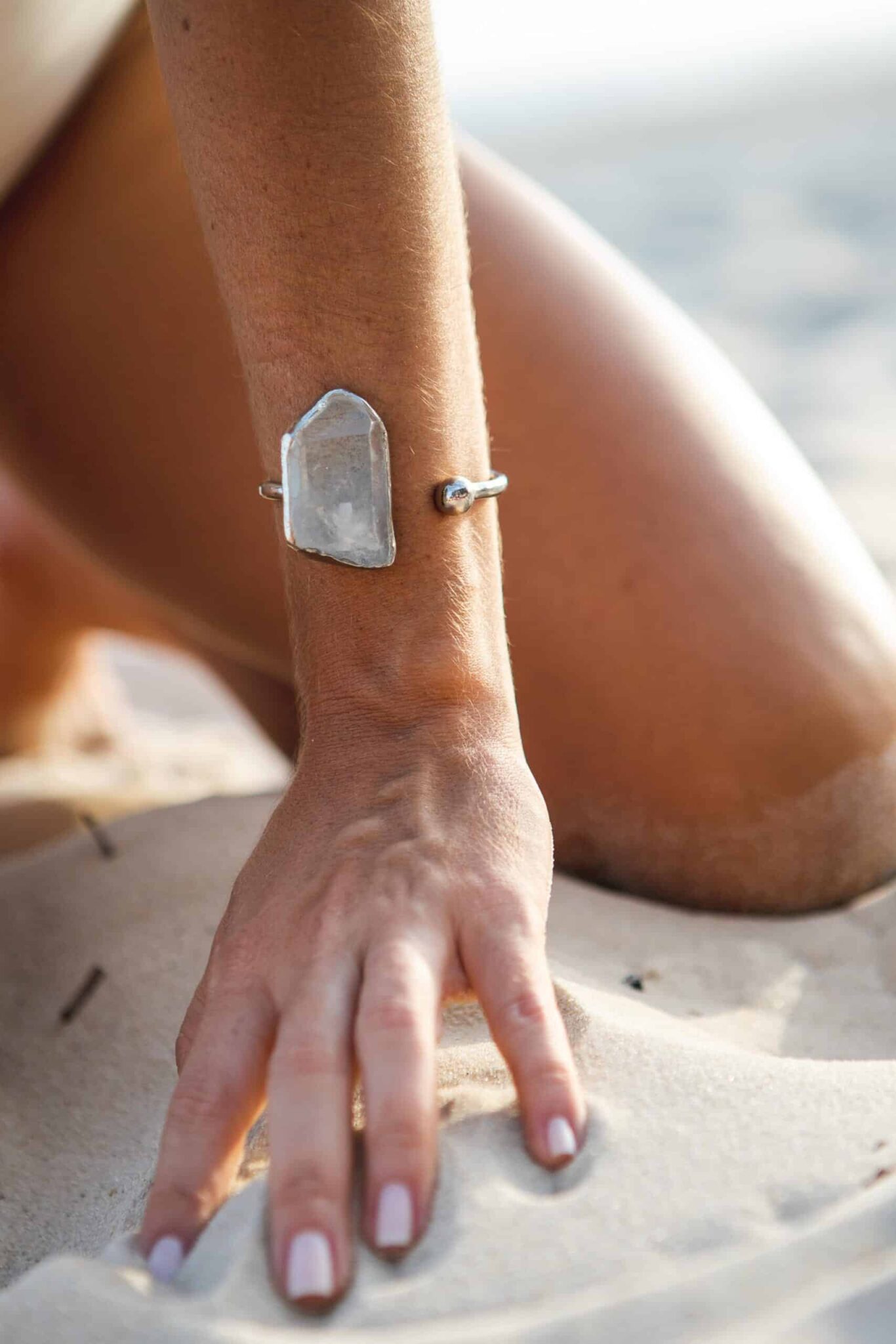 Benedita Atelier-155 Pulseira PR Mali Cristal - Imagem 2