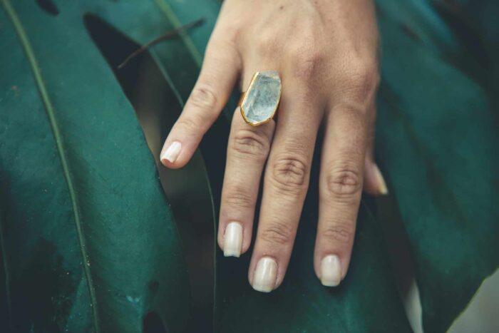 Anel Dou Stone Cristal - Imagem 2