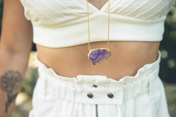 Colar Dou Stone Ametista - Imagem 2