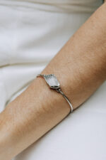 Pulseira Stone Cristal Prateada - Imagem 2