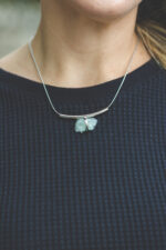 Colar Andina Fluorita Prateado - Imagem 2