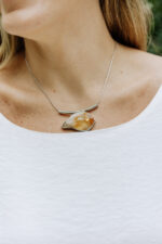 Colar Andina caixa Citrino Prateado - Imagem 2