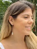 Brinco Hype Selenita Prateado - Imagem 2