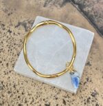 Pulseira Energy Cianita Azul Dourada - Imagem 2