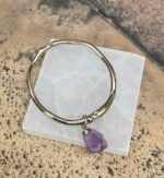 Pulseira Energy Ametista Prateado - Imagem 2