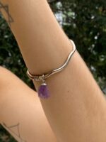 Pulseira Energy Ametista Prateado