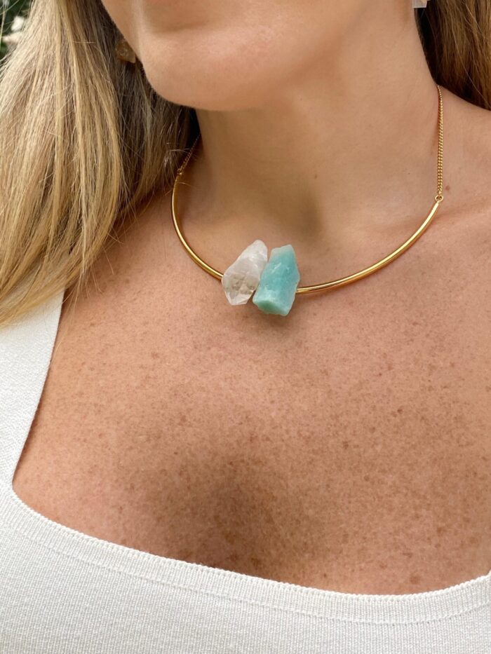 Colar Duo Energy I Dourado - Imagem 1