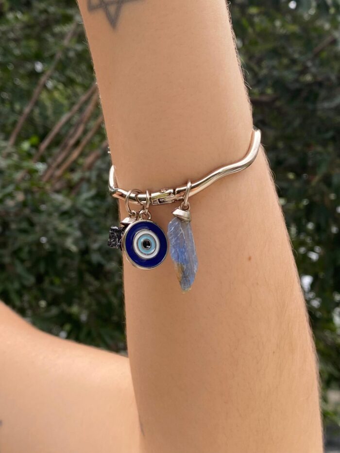 Pulseira Proteção Prateado - Imagem 1