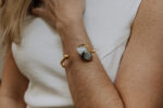 Pulseira Mali Pedra da Lua Dourada