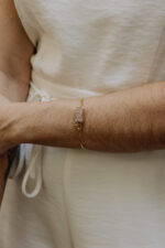 Pulseira Stone Rubelita Dourado
