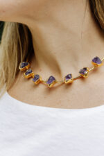 Choker Lead Ametista Dourado - Imagem 3