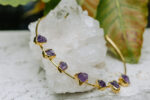 Choker Lead Ametista Dourado - Imagem 2
