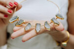 Choker Lead Cristal Dourado - Imagem 2