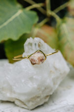 Pulseira Stone Calcita Laranja Dourada - Imagem 2