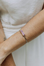 Pulseira Stone Rubelita Prateado - Imagem 2