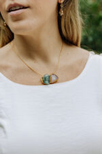 Colar Duo Card Dourado