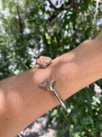 Pulseira Duo Calcita Laranja Prateada - Imagem 2