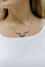 Colar Andina caixa Pirita Prateado - Imagem 2