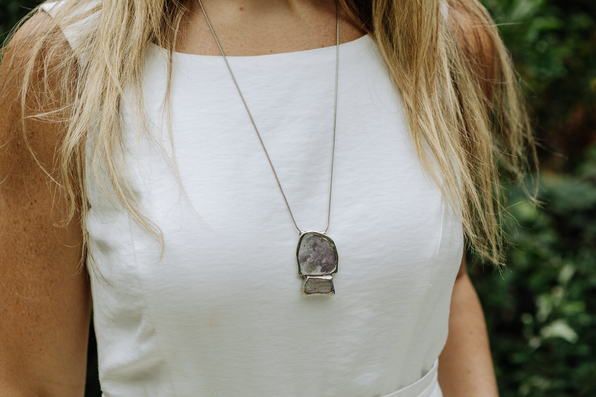 bene-464 Colar Kunzi Prateado - Imagem 1