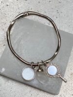 Pulseira Axé Oxum Prateada - Imagem 2