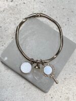 Pulseira Axé Oxum Prateada